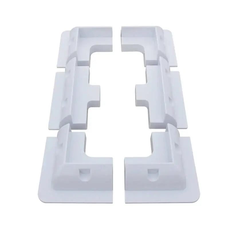 7pcs UV-resistant ABS Solar Panel Black Corner Mount Bracket Kits with 4-year Warranty for RV