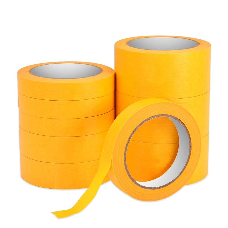 Easy Remove Outdoor Fine Line Masking Paper Painters Tape Anti UV 14 Days Heat Resistance Decoration Covering
