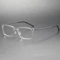 6528 in Stock Quality Fashion Titanium Eyeglasses Retro Stylish Reactant Optical Frames Eyewear Ultralight Eyeglasses