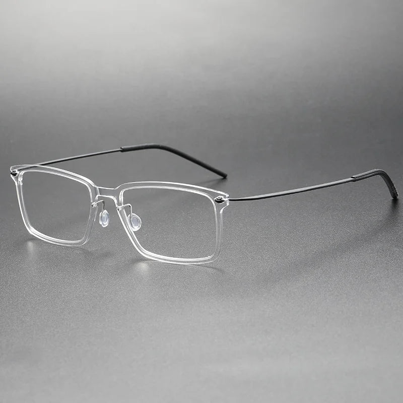 6528 in Stock Quality Fashion Titanium Eyeglasses Retro Stylish Reactant Optical Frames Eyewear Ultralight Eyeglasses