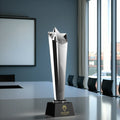 Unique Trophies and Awards Crystal Craft Crystal Customized Star Trophy for Any Corporate Event