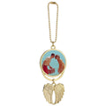New Double-sided Photo DIY Car Hanging Angel Wings Ornament Gift Sublimation Car Ornament