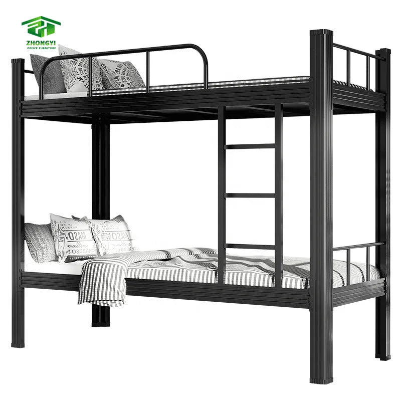 Letto a Castello Double Decker Metal Bunk Bed Iron for Boys Letto Matrimoniale Lit Une Seule Place