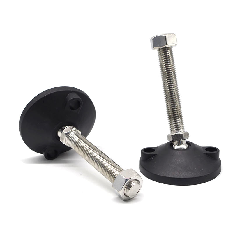 China Manufacturer Plastic Feet 7931 100E M20*100/120/150/200mm stainless steel Leveler Adjustable Level Foot M20 M24 M12 M16