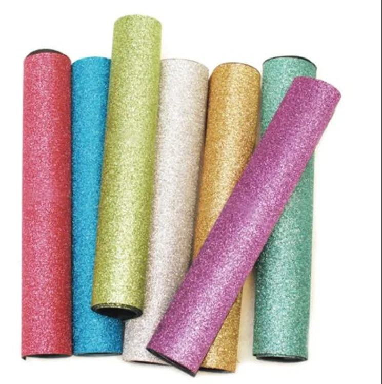 Customized Size Colorful Breathable Waterproof 100% Polyester PET Glitter Felt Fabric Eco-Friendly Heavyweight Home Decoration