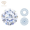 Manufacturer Bulk 3-14mm 5mm 10mm Perfect Cutting Gra  Fl Vvs1 d Color Round Rose Cut Lab Loose Gemstone Diamond Moissanite