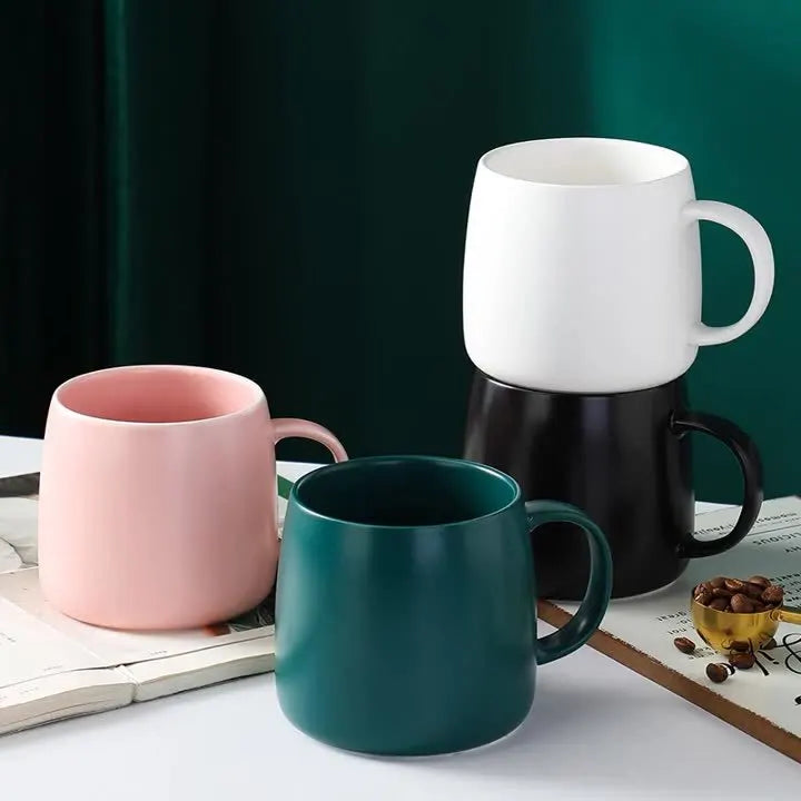 Modern Nordic Style Ceramic Mug for Office or Home Breakfast-Elegant Milk Cup