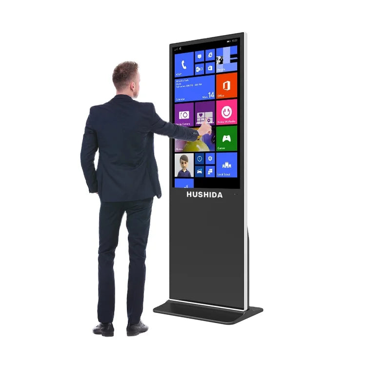 55 Inch Audio Player Android Aluminium Enclosure Information Board Commercial Lcd Touch Screen Digital Signage Kiosk MegaBDM