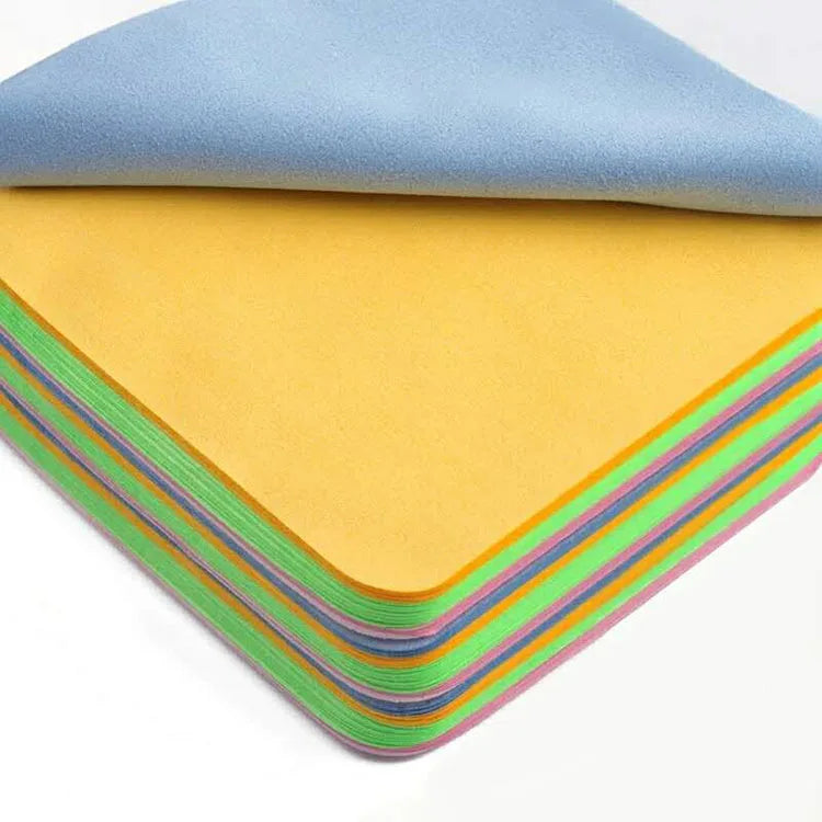 Soft Microfiber Suede Cleaning Cloths Towel for Phone and Glasses Screen Eye Glass