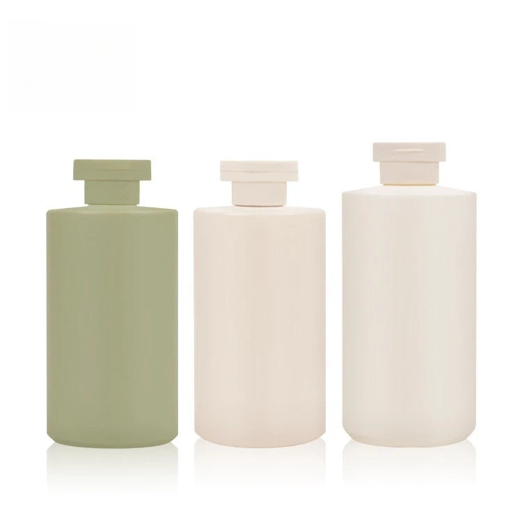 Custom Soft Touch 300ml 400ml HDPE Plastic Shampoo Bottles Cosmetic Packaging for Lotion Body Wash Conditioner Shower Gel