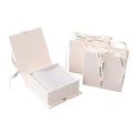 Paper Rigid Jewelry Gift Boxes with Recycled Materials Foldable Design for Bracelets Earrings Rings Necklaces Storage Display