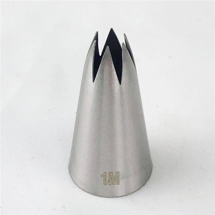 OEM 1pcs Bakes Flower Piping Nozzles Lace Mold Large Size 304 Stainless Steel Cake Decorating 1M Piping Tips
