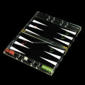 Black White Pieces Game Lucite Acrylic Large Custom Pink Crystal Luxury Checkers Chips Board Backgammon Set