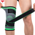 Menics OEM/ODM Adjustable Weaving Compression Knee Sleeve Brace Universal Knee Support with Strap Fitness Safety for Sports