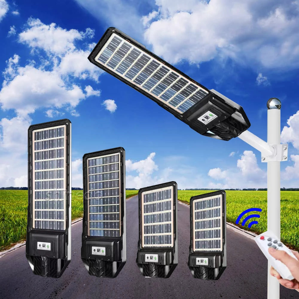 Powerful Solar Light Outdoor Solar Street Light IP65 Waterproof Street Light for Garage Garden