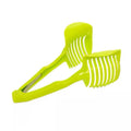 2022 New Tomato Lemon Slicer Holder Kitchen Fruit Hand Held Slicer Kitchen Cutting Gadgets