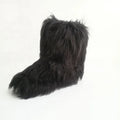 Japan Comfortable Platform Sole Furry Indoor Faux Fur Boots Slipper for Women