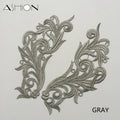 New Special Design Pair Patches for Stage Performance Garment Mirror Mofits for National Dress