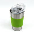 FX Factory Brief 304 Stainless Steel Coffee Mug Portable Beer Cup Party Drinking With Silicone Sleeve Custom Logo Printing