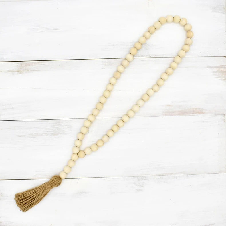 Wholesale  Farmhouse Decor Beads Rustic Home Decor Country Prayer Beads for Door Knob Decorations