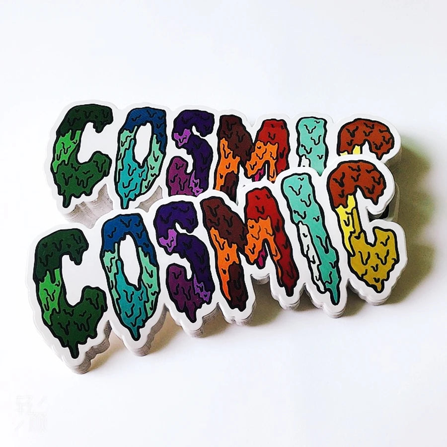 Custom Logo Sticker Printing UV Printed Gloss Laminated Waterproof Durable Adhesive PVC Personalized Die Cut Decals for Car