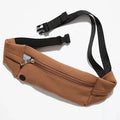 Lady Outdoor Running Jogging Nylon Water-proof Sport Belt Bag Waist Bag Fanny Pack Bum Bag All Seasons