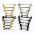 Deepeel F1-29 40mm High Quality Plating Zinc Alloy Barbell Shaped Bag Buckle Screw DIY Handmade Luggage Hardware Accessories