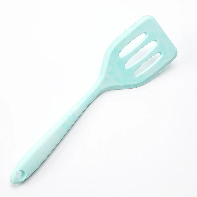 Silicone Slotted Turner Spatula  Heat Resistant Kitchen Spatula Non Stick Non Slip Egg Turner Pancake