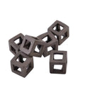 Hiding Cave Shrimp Cichlid Ceramic Stone Aquarium Ornament Fish Cube Frame Breeding Hiding Cave Shelter for Fish Incubator