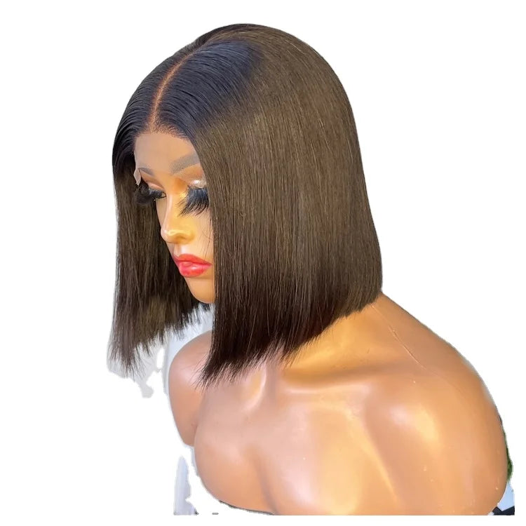 Wholesale Bob Hd Lace Closure Wig 100% Virgin Human Hair Women Lace Wig Natural Hair Best Brazilian HD Lace Wig Human Hair