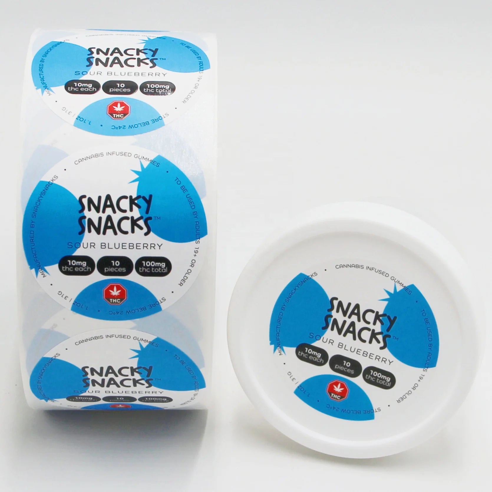 Factory Price Waterproof Roll Label Stickers Silk Screen Printing Round Circle Label Sticker for Food Fruit Vegetable Package
