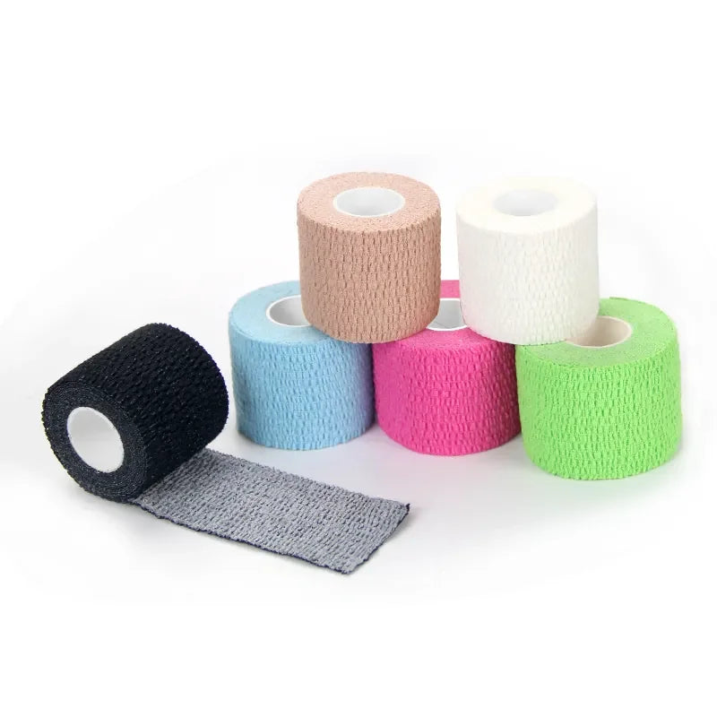 High Stickiness Elastic Adhesive Bandage Sports Thumb Hook Grip Tape for Weightlifting Boxing Fitness 5cm 4.5m