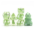 16mm Custom Dice Set Dice Dnd Polyhedral Rpg Dnd Green T-Rex Dice Resin