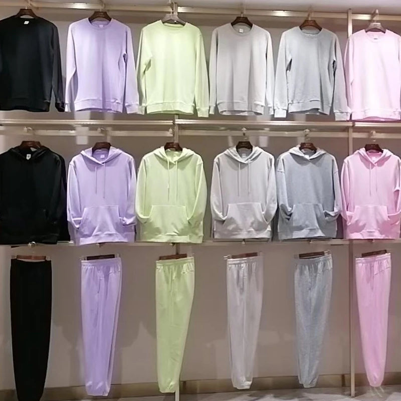Men's Hoodies&sweatshirt Sets Clothing Manufacturers High-quality Cotton Oversized Men's Sets