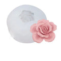 B-5301 Rose Manual Soap Scented Candles Plaster Indoor Decorate Desktop Decoration Crystal Glue Resin Mold Silicone 3D Mould