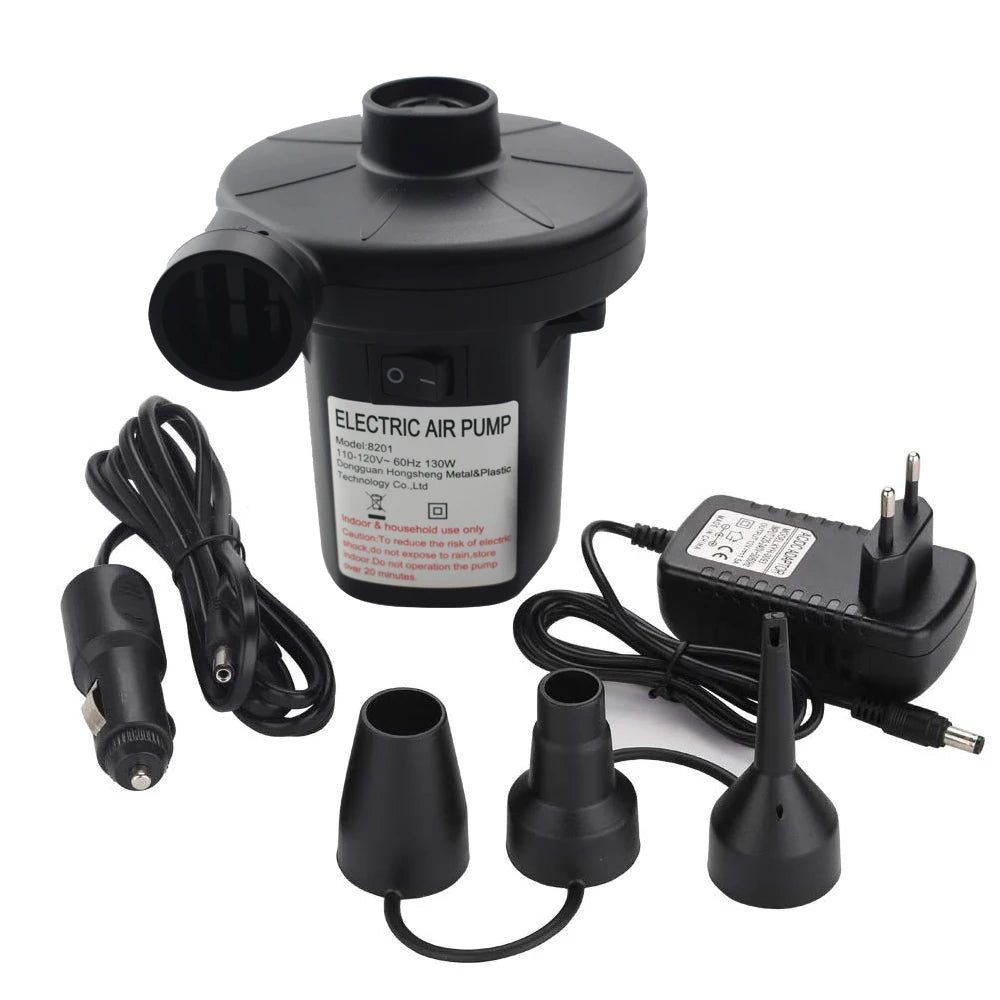 AC/DC Portable Mini Electric air Pump 12V for Inflatables air Bed  Mattress Swimming Pool Sofa