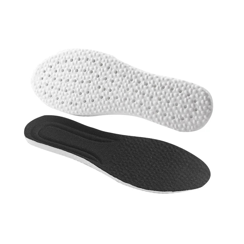 Wholesale/custom PU Popcorn High Elastic Shock Sweat Absorption Odor Prevention Breathable comfort and Soft Basketball Insoles