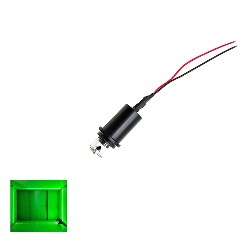 Compact 520nm 5mw 10mw 20mw 30mw 50mw 80mw 100mw 150mW 360 Degrees Glass Lens Green Line Laser Module Industrial Laser Level