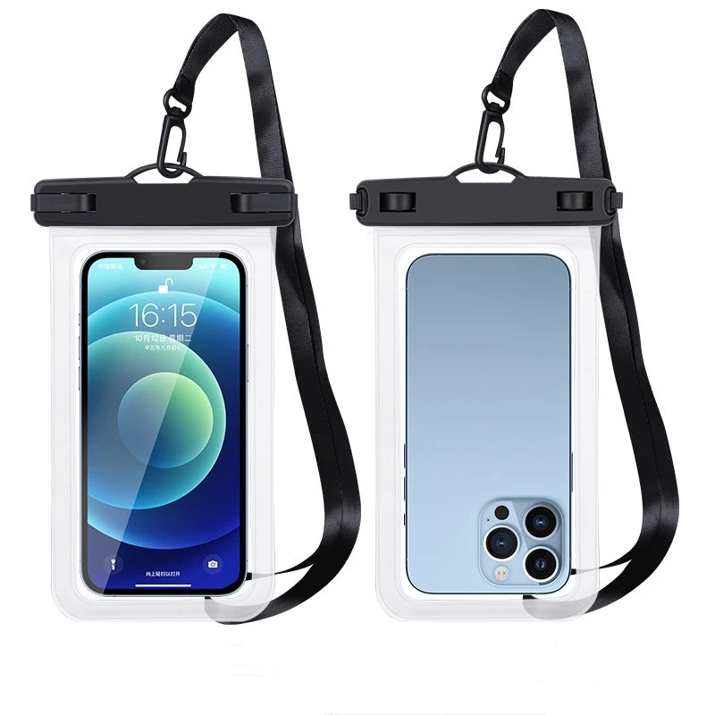 High Quality Waterproof Bag PVC Cellphone Protector Water Sports Pouch Bag Polyester Lanyard