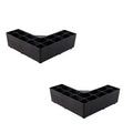 Modern L-Shaped PL-18 Furniture Legs in Plastic ABS Wood Nylon PP for Sofa Bed Dining Kitchen & Bedroom Furniture