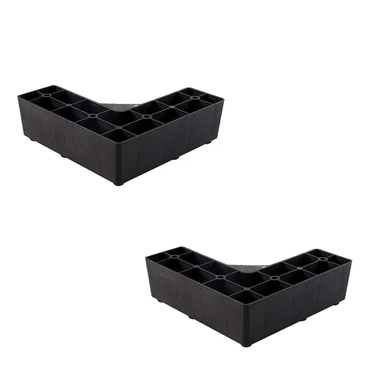 Modern L-Shaped PL-18 Furniture Legs in Plastic ABS Wood Nylon PP for Sofa Bed Dining Kitchen & Bedroom Furniture