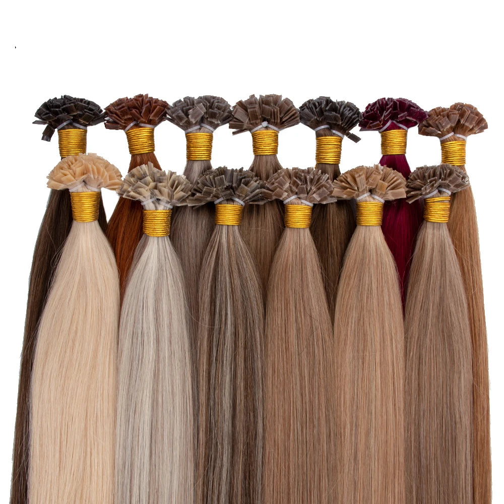Fast Delivery Raw Hair Keratin Extensions Cuticle Aligend 50g Per Pack Keratin Tip Human Hair Extensions