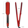 Pro Hair Straightener Titanium LED Tourmaline OEM Power PLUG Flat Iron Hot Salon 250C/480F High Temperature Black 1 3/4'' Size