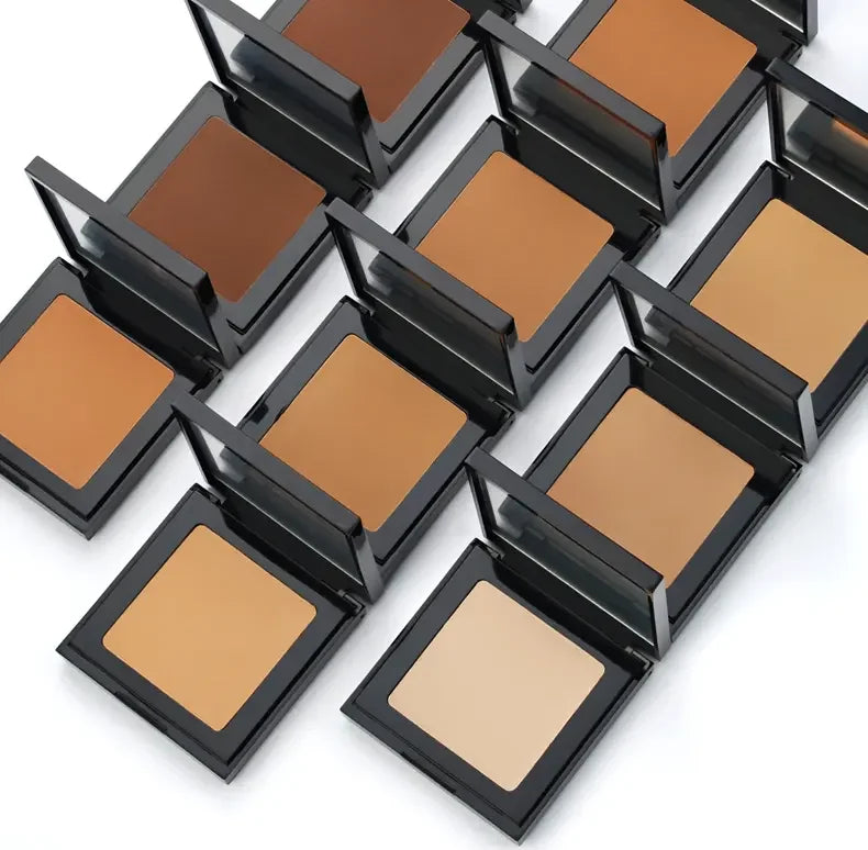 Private Label Mineral Highlight Pressed Powder Waterproof Bronzer Powder Contour Palette