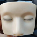 Custom Eyelash Extension Dolly Doll Newest Flat Multi-layerd Realistic Mannequin Head With 3 Layer Lashes