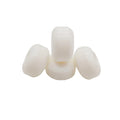 Direct Manufacturer Flat Shape 54mm 99A White Color Skateboard Wheel With Custom Design