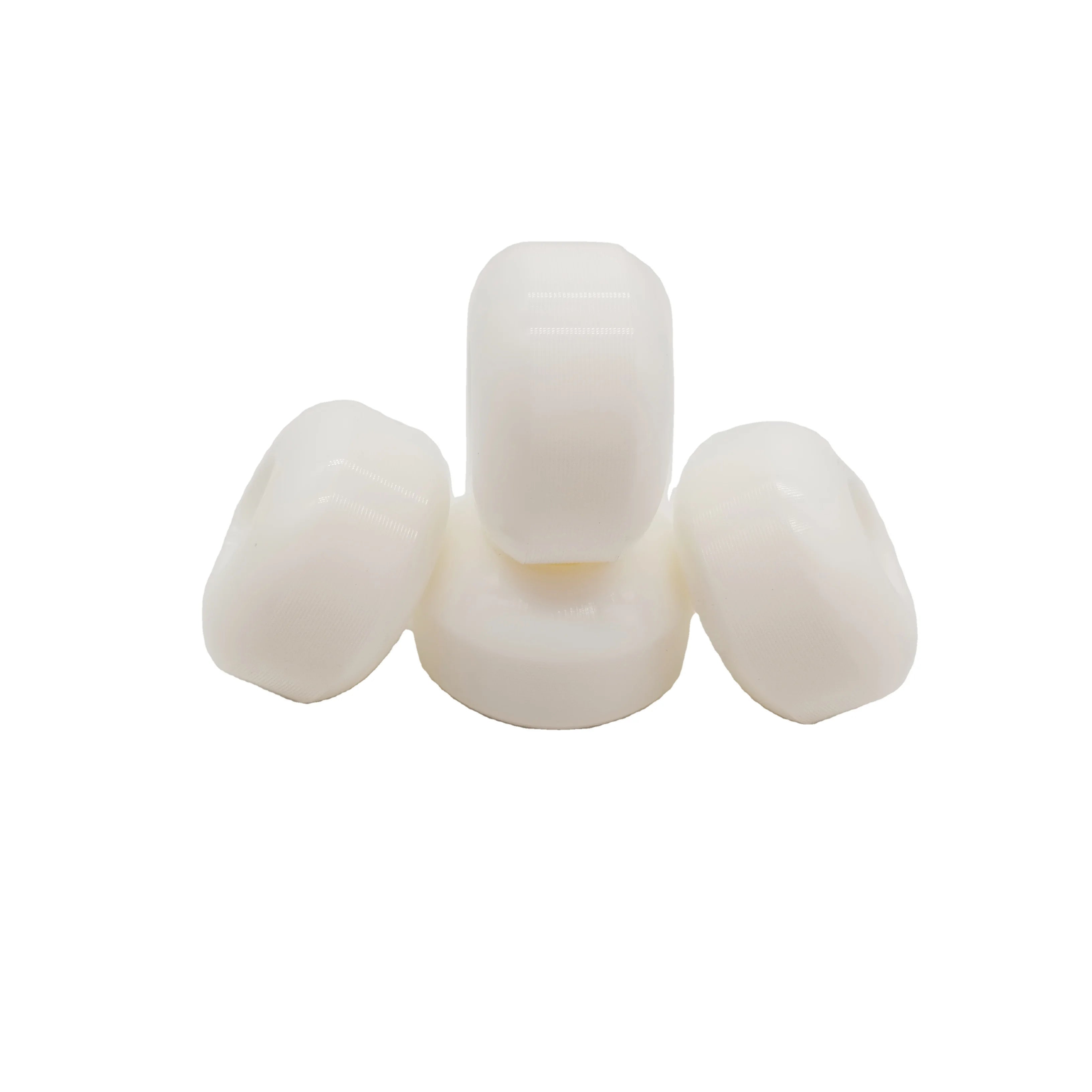 Direct Manufacturer Flat Shape 54mm 99A White Color Skateboard Wheel With Custom Design