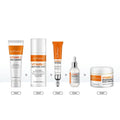 Wholesale 5PCS Vitamin C Face Skin Care Set Whitening Brighten Moisturizing Facial Kit Face Cream Cleanser Eye Serum Cosmetics