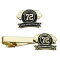 Tie Clip Manufacturer Supplier Customised Logo Metal Cuff Links Men Cufflinks Tie Pins With Box Packaging