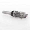 Bearing Ultra-Perfomance Compression Flush Trim Solid Carbide CNC Router Bit for Woodworking End Mill 1/4" 6mm Shank